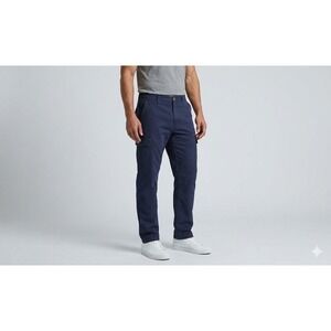 LAPCO FR Cargo Work Pants Men 38x30 Navy Blue Flame Resistant CAT 2 Cotton Twill